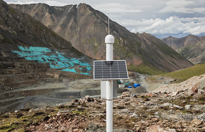 西藏那曲市嘉黎县蒙亚啊铅锌矿边坡智能安全监测